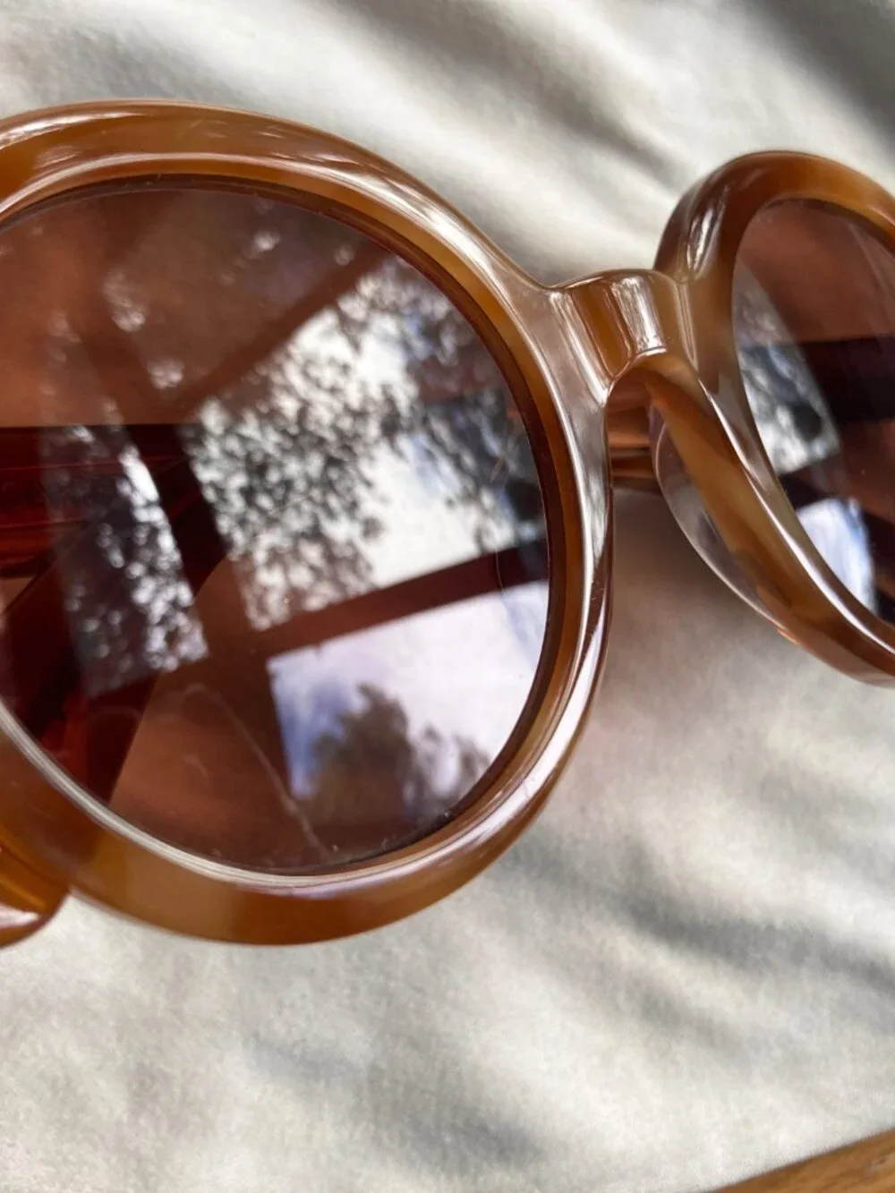 Garrett Leight Julien Sun sunglasses Ember Tortoise/Semi-Flat Oak